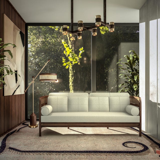 Hamilton Floor Lamp by Wood Tailors Club For Sale - Image 10 of 12
