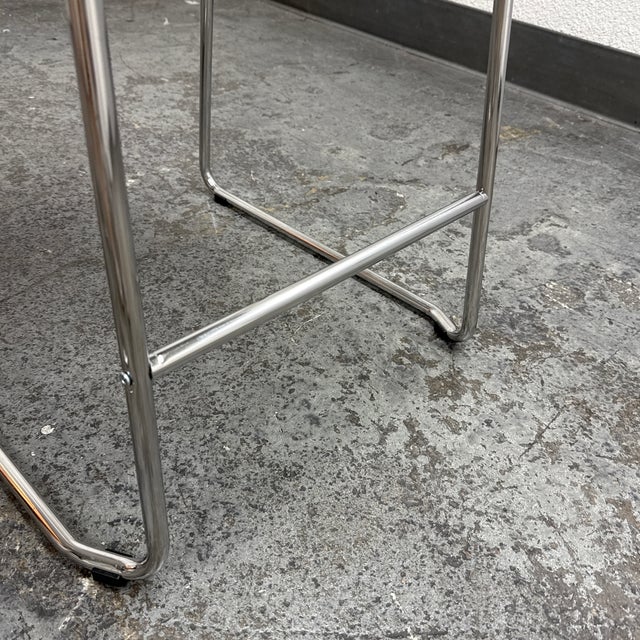 Marcus Arvonen for Ikea Glenn White Counter Stools, Pair For Sale - Image 11 of 12