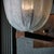 Italian Venetian Murano Pulegoso Glass Sconces With Patinated Brass - a Pair For Sale - Image 9 of 9