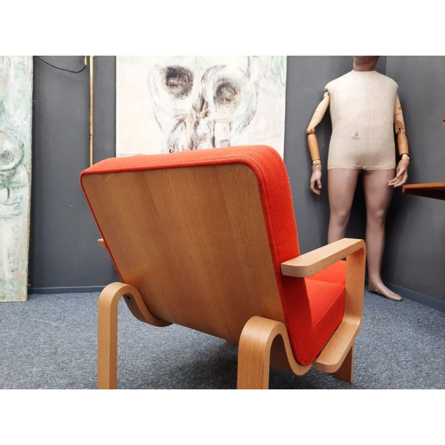 Wood Vintage Lounge Chair by Rud Thygesen & Johnny Sørensen for Magnus Olesen, 1970s For Sale - Image 7 of 11