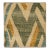 Rug & Kilim’s Graphic Brushstroke Rug in Green and Gold, 5x8 For Sale