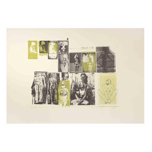 Sergio Barletta, Eros e Tanatos, Lithograph, 1970s For Sale