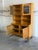 In Style of Henning Kjærnulf Oak Hutch With Glass Doors and Open Shelves Denmark Mid-Century Modern 1960s For Sale In Los Angeles - Image 6 of 10