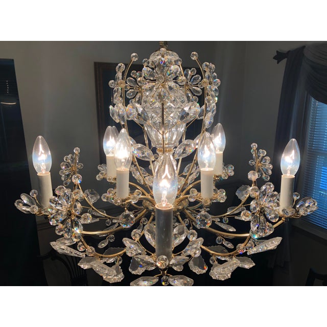 Vintage Schonbek Swarovski Crystal Primrose Chandelier Chairish