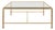 Matthew Izzo Home Connelly Gold Leaf Iron Coffee Table For Sale