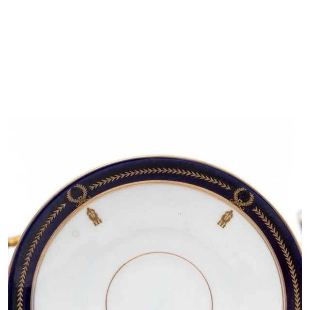 1930s Art Deco Rosenthal Porcelain Demitasse Cups & Saucers Set for 12 For Sale - Image 10 of 12