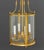 Contemporary Regency Style Gilt Brass Hanging Lantern For Sale - Image 3 of 7