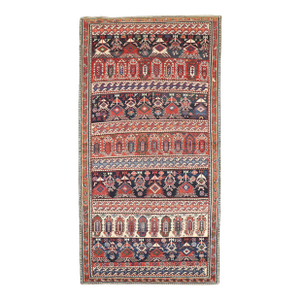 Antique Eclectic Shirvan Rug, 4'3'' X 7'7''