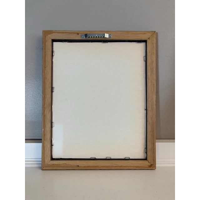 Contemporary Atlas Beetle (Mixed Media Linocut Print) Signed and Framed For Sale - Image 3 of 3