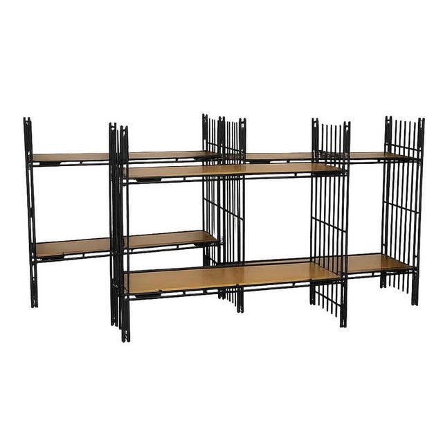 Mid-Century Modern Spanish Three-Part Modular Multi Strux Shelf, 1960s For Sale - Image 12 of 13