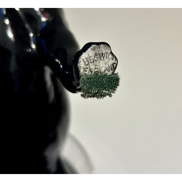 Two British Beswick Black Labrador Dog Porcelain Figurines, C. 1960 For Sale - Image 15 of 17