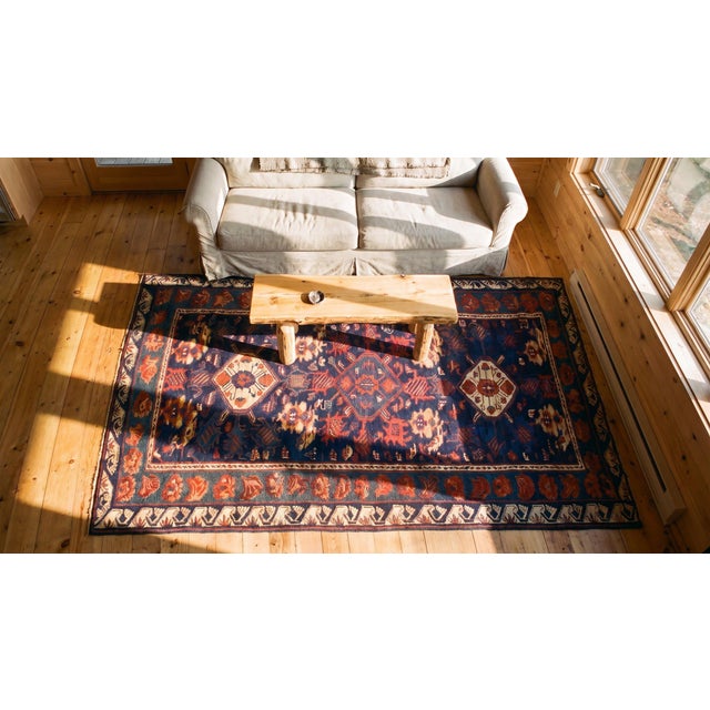 19th Century Caucasian Zeychor Carpet ( 4'2" x 7' - 127 x 213 ) For Sale - Image 14 of 15