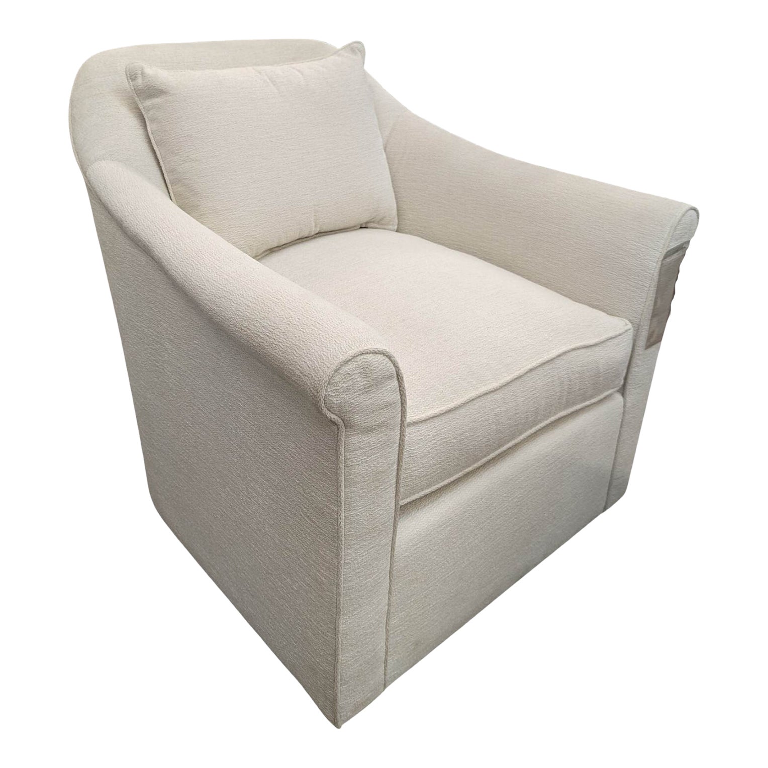Fabricut Quinn Swivel Chair Chairish
