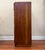 Brown 1940s Antique Deco Style Curved Wavefront Tall Dresser Chest of Drawers For Sale - Image 8 of 15