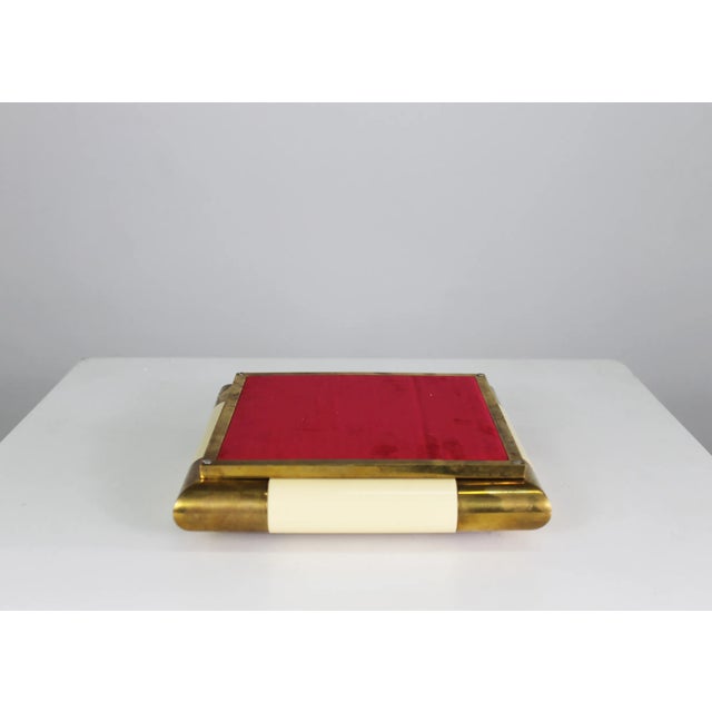 1970s Italian Vide Poche in Brass attributed to Tommaso Barbi, 1970s For Sale - Image 5 of 7