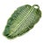 1990s Vintage Boho Chic Portuguese Bordallo Pinheiro Trompe L’Oeil Banana Leaf Serving Dish For Sale