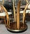 Mid-Century Modern Zebrawood Macassar Ebony Faux Tusk Dining Table With Glass Top For Sale - Image 3 of 9