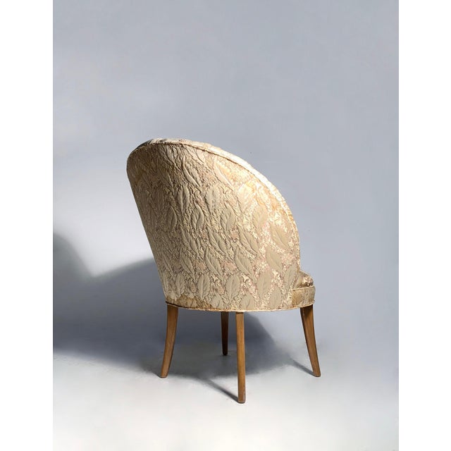 Mid 20th Century Hollywood Regency Art Deco Grosfeld House Fan / Shell Chairs For Sale - Image 5 of 5