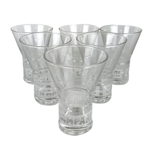 Campari Advertising Glasses, 2000s, Set of 6 Chairish