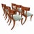 Mid Century Style Solid Walnut Klismos Dining Chairs. Set of 8 For Sale - Image 4 of 6