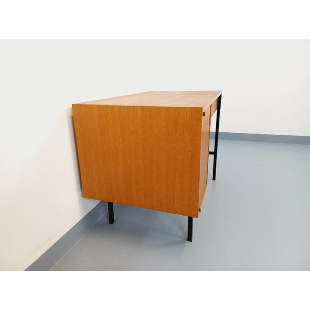 Vintage Multitable Desk in Oak by Jacques Hitier, 1960s For Sale - Image 13 of 18