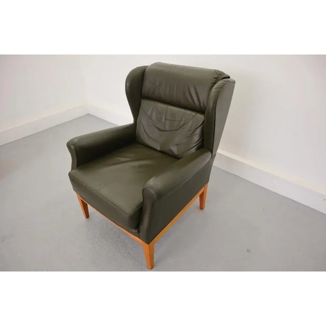 Vintage Leather Armchair, 1960s For Sale - Image 14 of 15