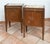 Antique Louis XVI Neapolitan Bedside Tables in Walnut Burl with Breccia Tops, 18th Century, Set of 2 For Sale - Image 4 of 5