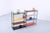 Modular Colored Metal Floor Rack by A. D. Dekker for Tomado, 1950s, Set of 12 For Sale - Image 16 of 17