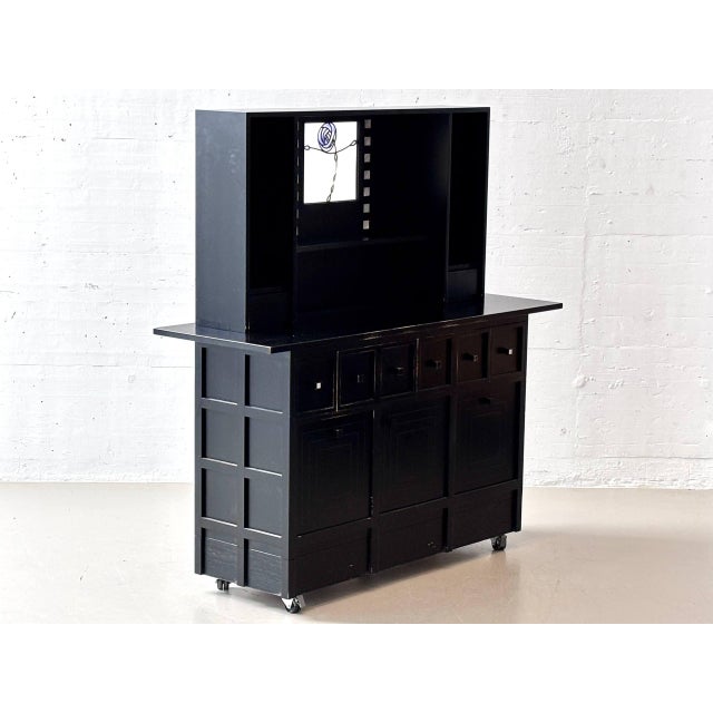 Ash Sideboard by Charles Rennie Mackintosh on Casters, 1980s For Sale - Image 6 of 18