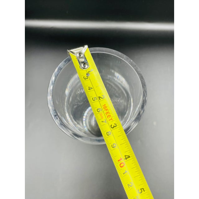 Vintage Modernist Etched Thistle Vase For Sale - Image 11 of 13