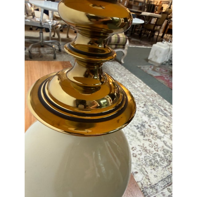 Late 20th Century In the Style of Stiffel Table Lamp For Sale - Image 5 of 12
