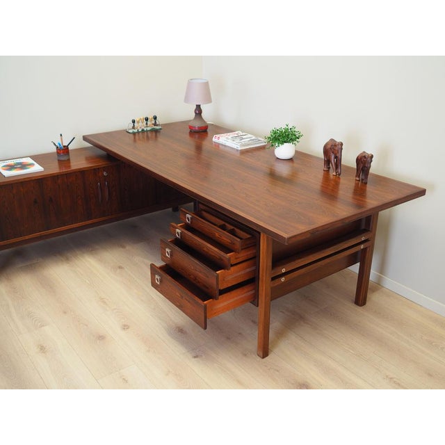 Danish Rosewood Desk by Arne Vodder for Sibast, 1960s For Sale - Image 4 of 17