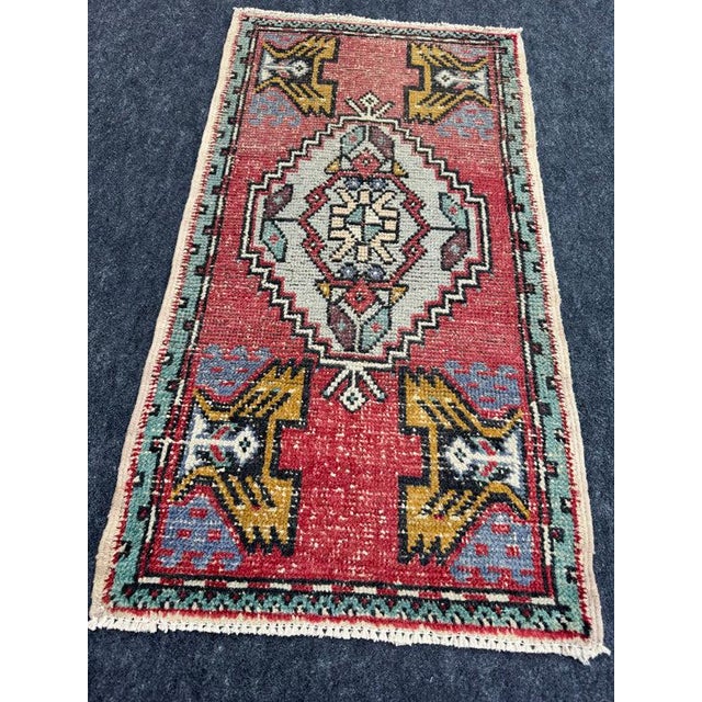 Turkish Yastik Rug 1'8" x 3'1" For Sale - Image 4 of 5