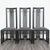 Tris Wooden Throne Chairs by Giorgetti, 1980s, Set of 3 For Sale - Image 3 of 18