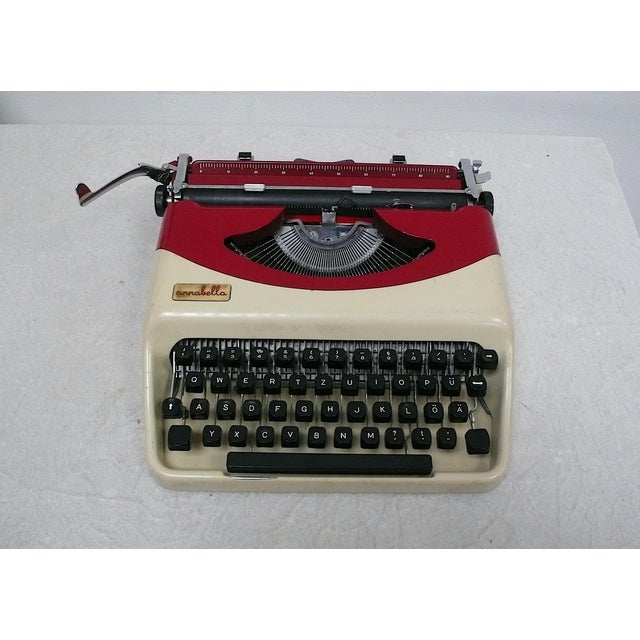Mid-Century Modern Anabella Manual Typewriter from Antaris, Italy, 1960s For Sale - Image 3 of 12