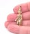 This is an impressive vintage piece, it is crafted from solid 14k yellow gold with a polished finish and feature a full...