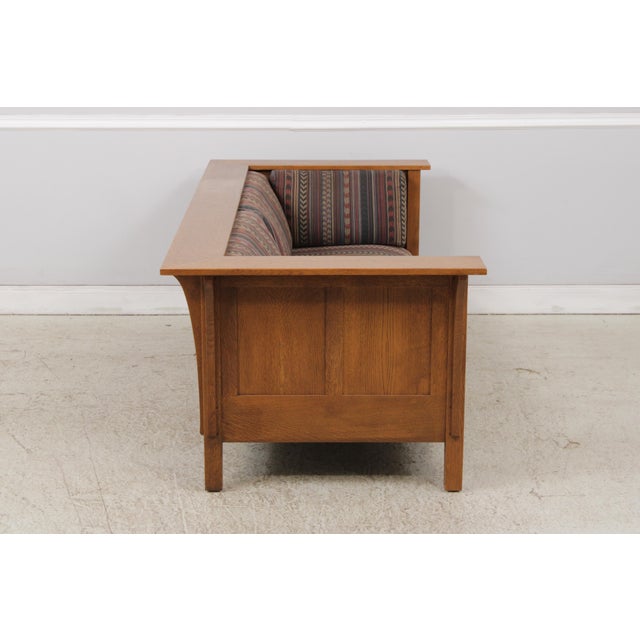 Stickley Stickley Mission Oak Prairie Sofa For Sale - Image 4 of 18