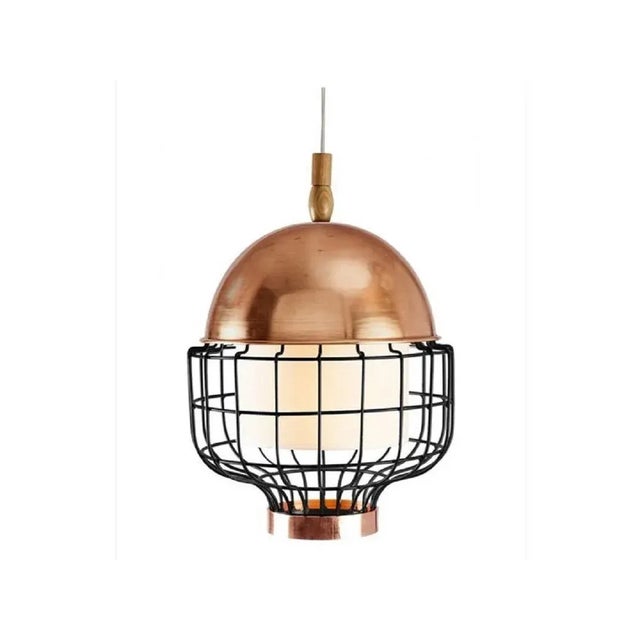 Magnolia III Suspension Lamp with Lacquered Structure by Utu Soulful Lighting For Sale - Image 9 of 9