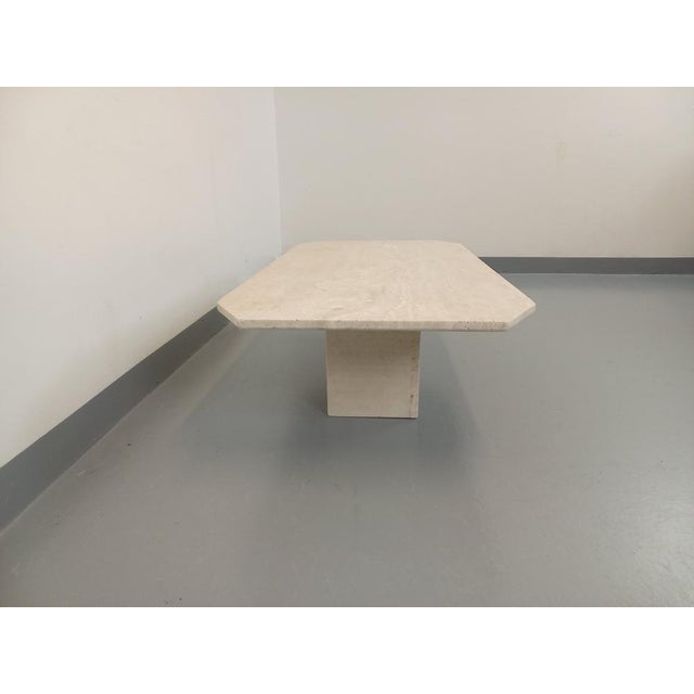 Vintage Travertine Coffee Table, 1980s For Sale - Image 14 of 15