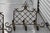 Brown Royal Lily Wrought Iron Grids, Set of 2 For Sale - Image 8 of 18