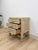 Beige Mid 20th Century Ficks Reed Style Faux Bamboo Nightstand Beige Coastal Hollywood Regency Bedside Table For Sale - Image 8 of 13