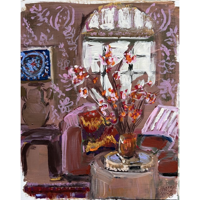 Original Painting of Interior by Shann Spishak “Branches” For Sale In Seattle - Image 6 of 6