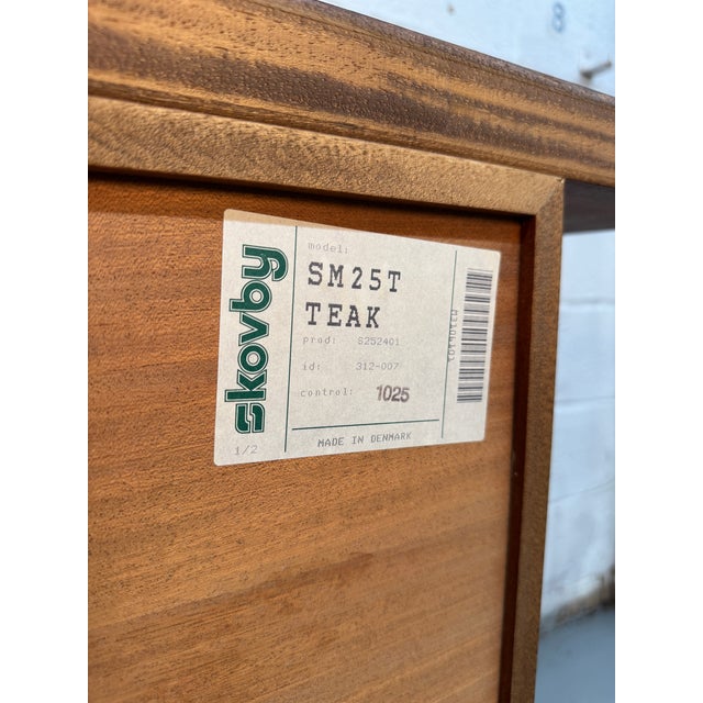 Mid 20th Century Teak Credenza by Skovby of Denmark For Sale - Image 16 of 16