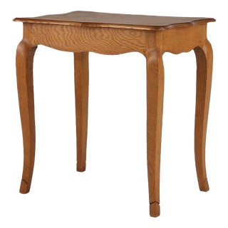 Mid-Century Oak Side Table, Belgium, 1950s For Sale