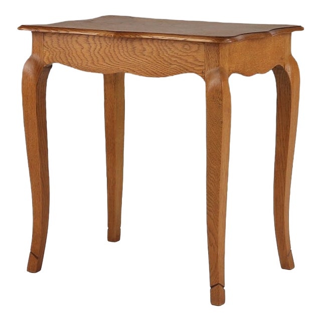 Mid-Century Oak Side Table, Belgium, 1950s For Sale