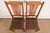 1990s Stickley Mission Arts & Crafts Cherry Wood Spindle Back Side Chairs or Dining Chairs, Pair For Sale - Image 5 of 15