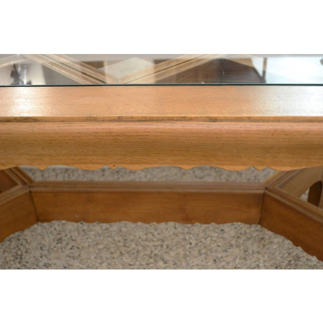 Handmade Solid Oak Table from Atelier Borsani, 1940s For Sale - Image 10 of 12