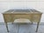 Green Baker Furniture Light Green Distressed Finish Writing Desk For Sale - Image 8 of 16