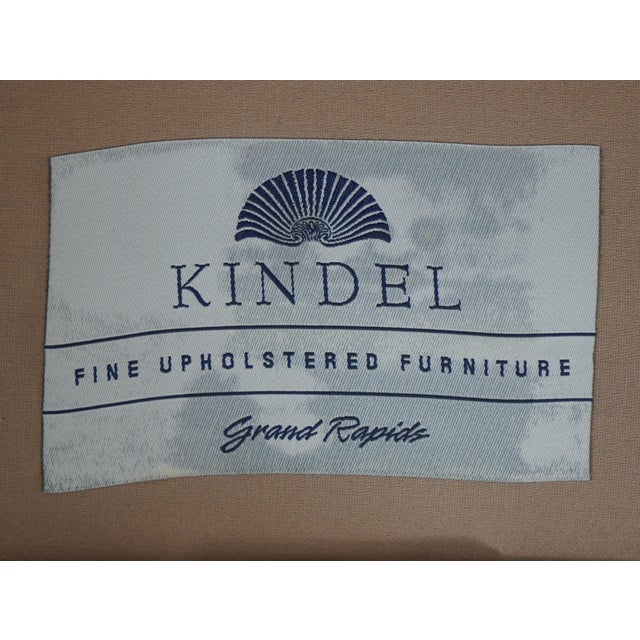 Kindel Rolled Arm Upholstered Camelback Sofa For Sale - Image 17 of 18