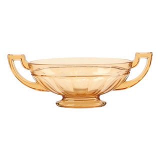 Art Deco Noémie Oval Fruit Bowl from Val Saint Lambert, 1930s For Sale